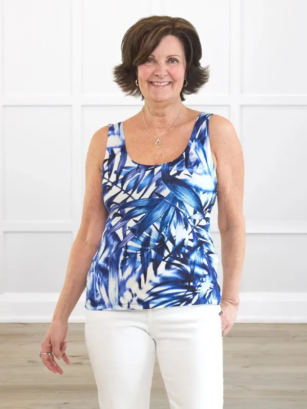 [30% OFF] Amina reversible neckline shelf bra tank [FABRIC IRREGULARITIES] FINAL SALE sold by Miik