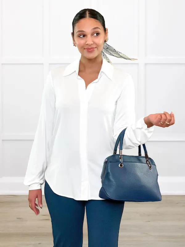 [30% OFF] Lucia collared shirt [FABRIC IRREGULARITIES] FINAL SALE sold by Miik