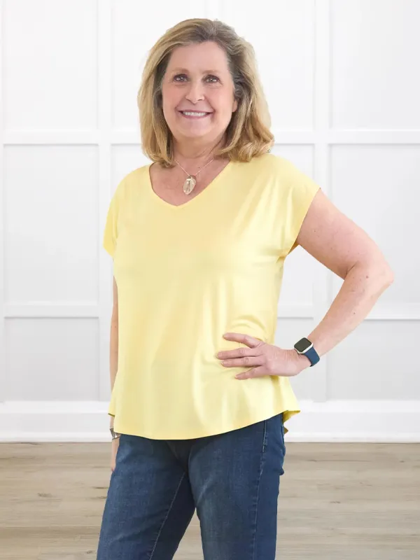 [50% OFF] Reina v-neck dolman top [SLIGHTLY FLAWED] FINAL SALE sold by Miik