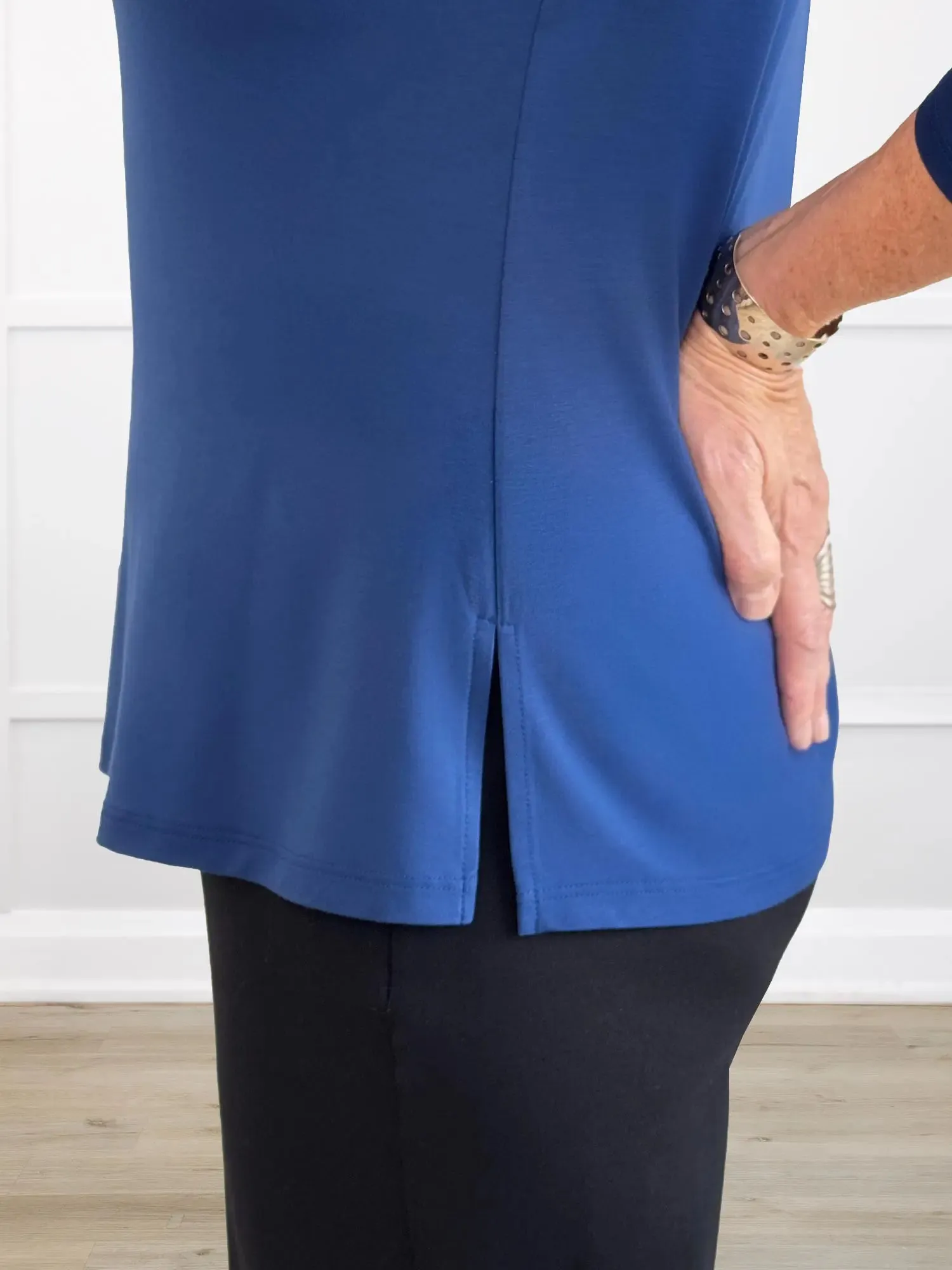 Viola v-neck 3/4 sleeve top - FINAL SALE sold by Miik product image thumbnail 5
