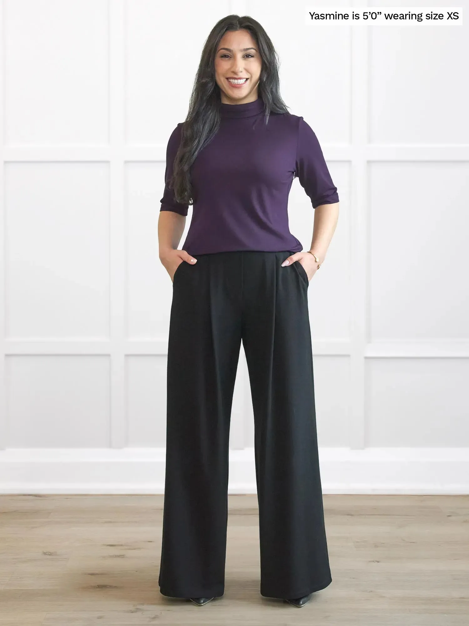 Halima half sleeve turtleneck top sold by Miik product image thumbnail 3