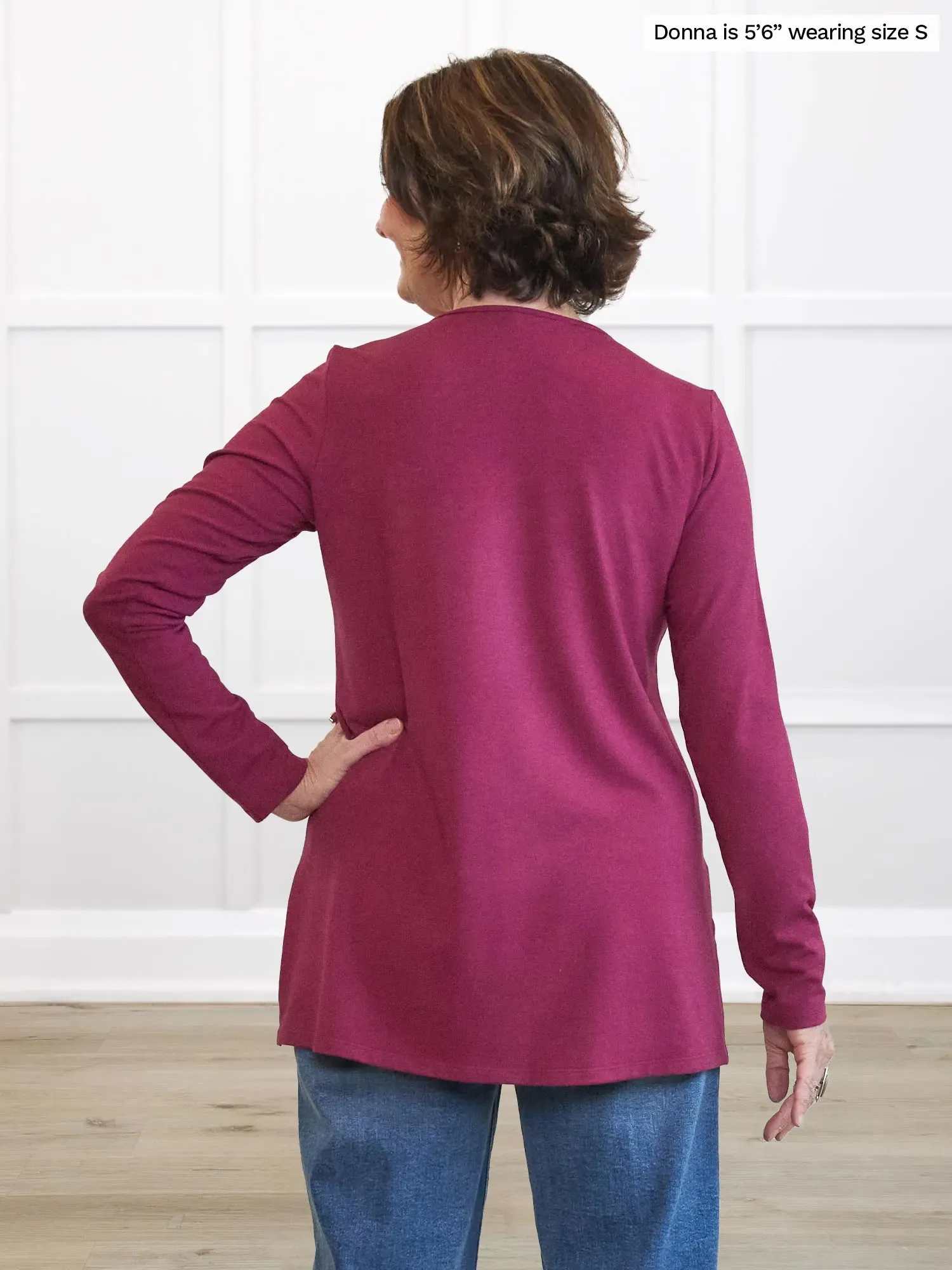 Teona long sleeve relaxed top sold by Miik product image thumbnail 5