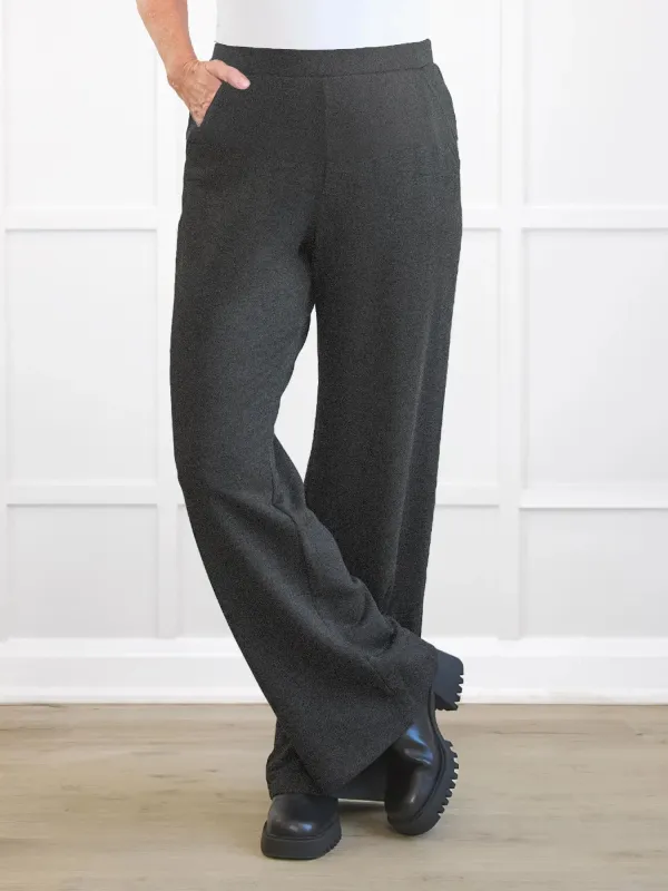 Sati wide leg fleece pant sold by Miik