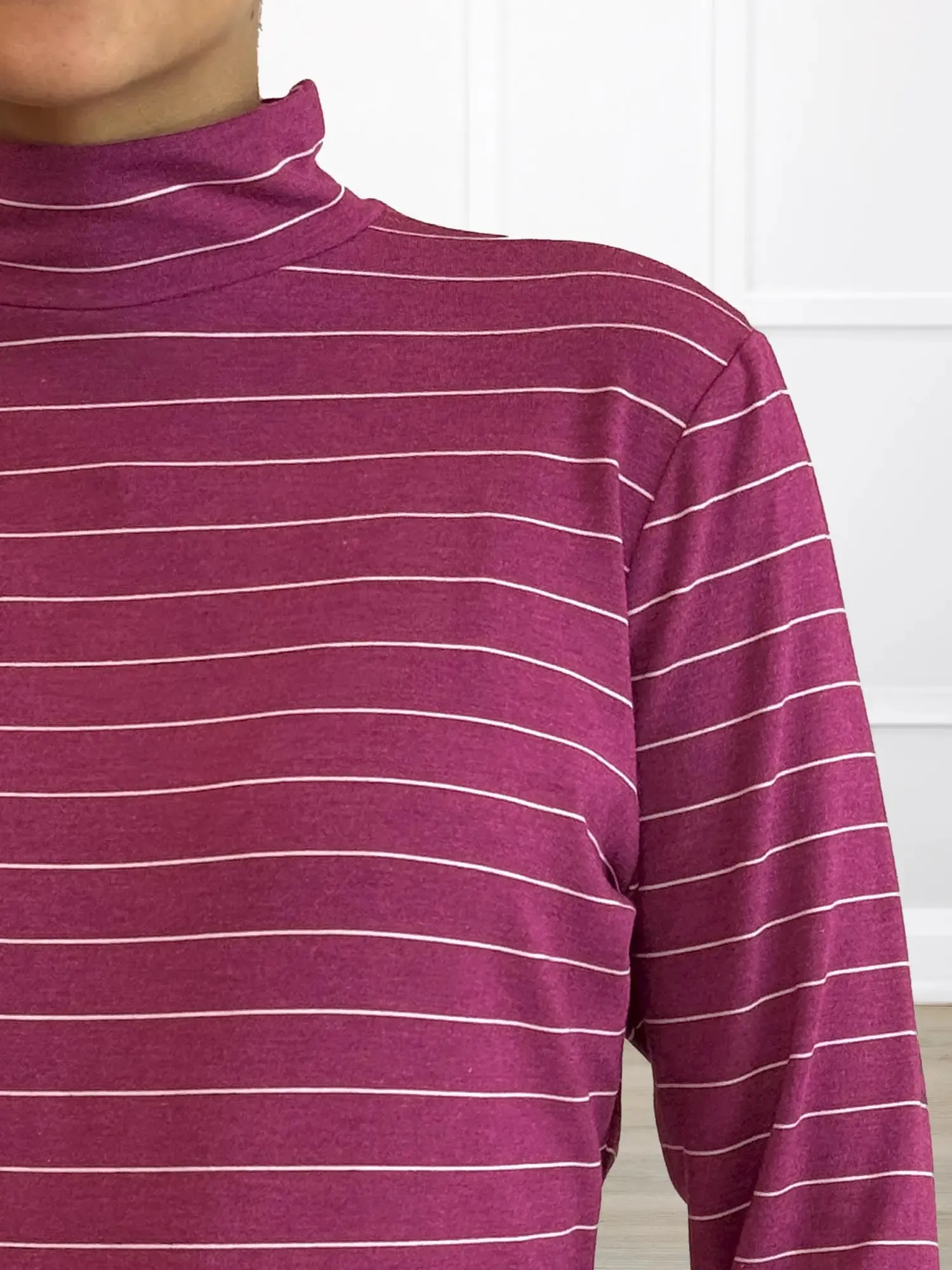 Liana mockneck long sleeve top sold by Miik product image thumbnail 5