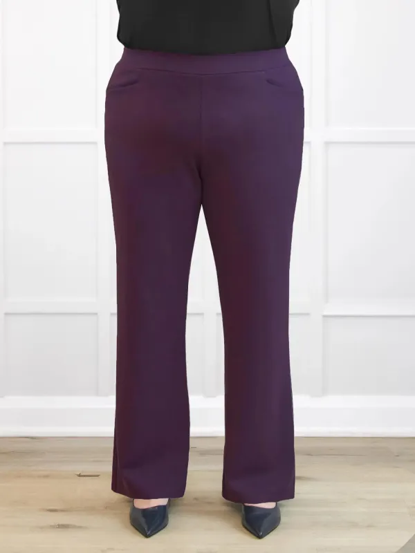 Kezia wide leg ponte pant sold by Miik