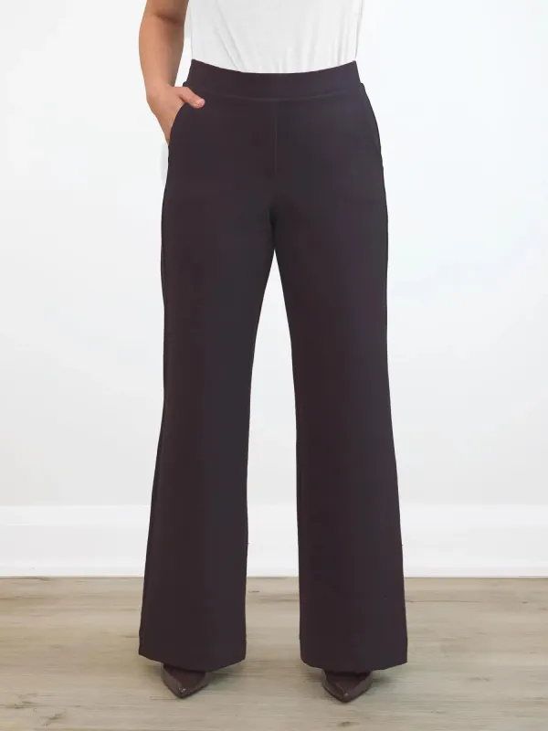 Kamaria wide leg ponte pant sold by Miik