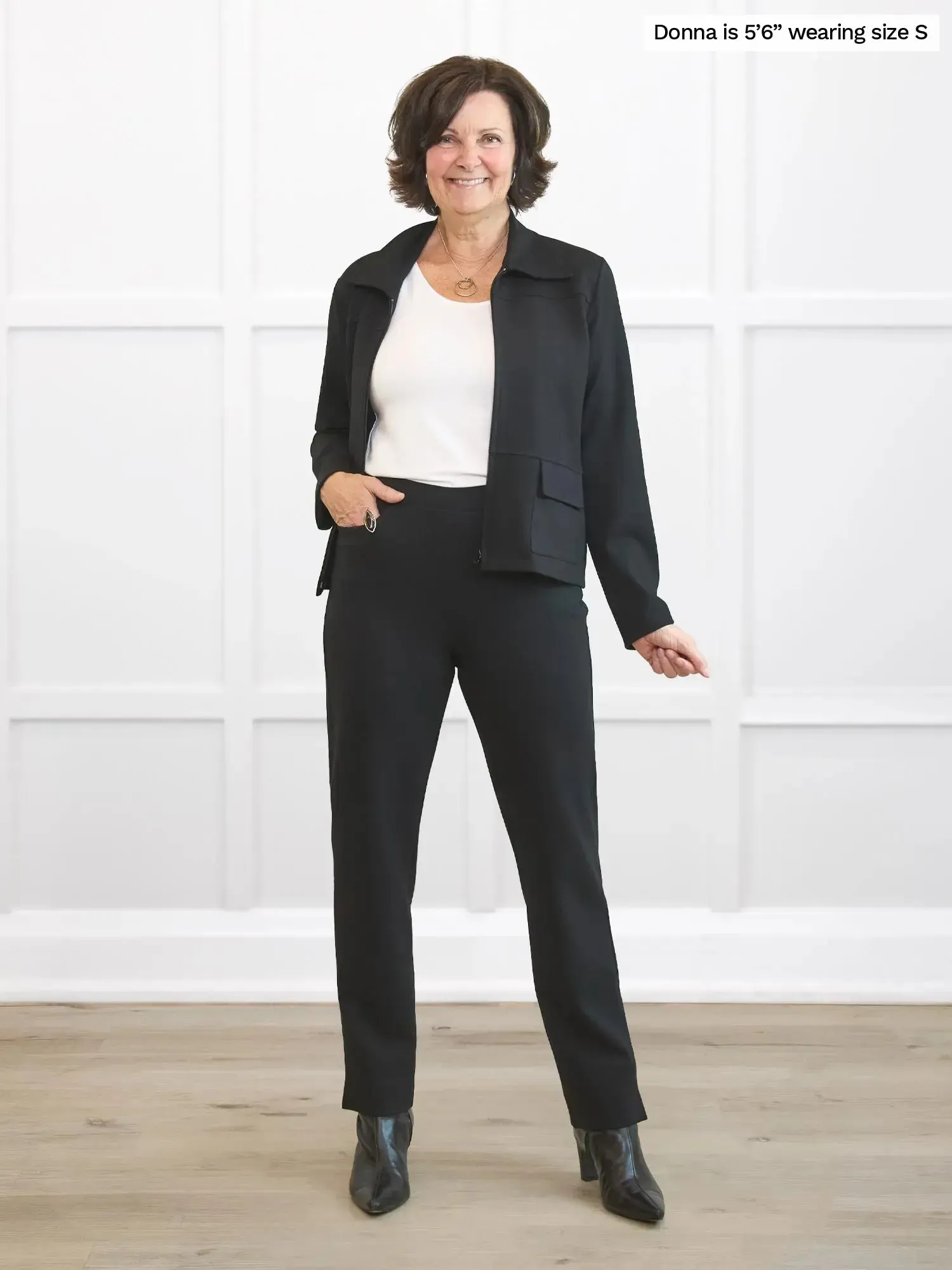 Palermo straight leg ponte dress pant - FINAL SALE sold by Miik product image thumbnail 5