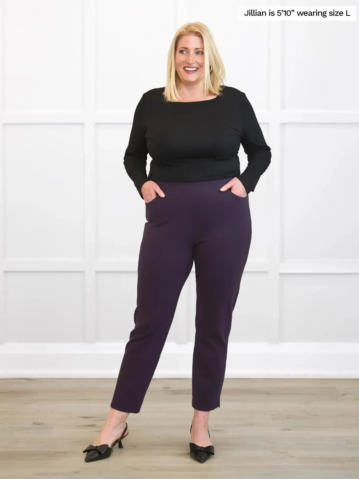 Palermo straight leg ponte dress pant - FINAL SALE sold by Miik product image thumbnail 3