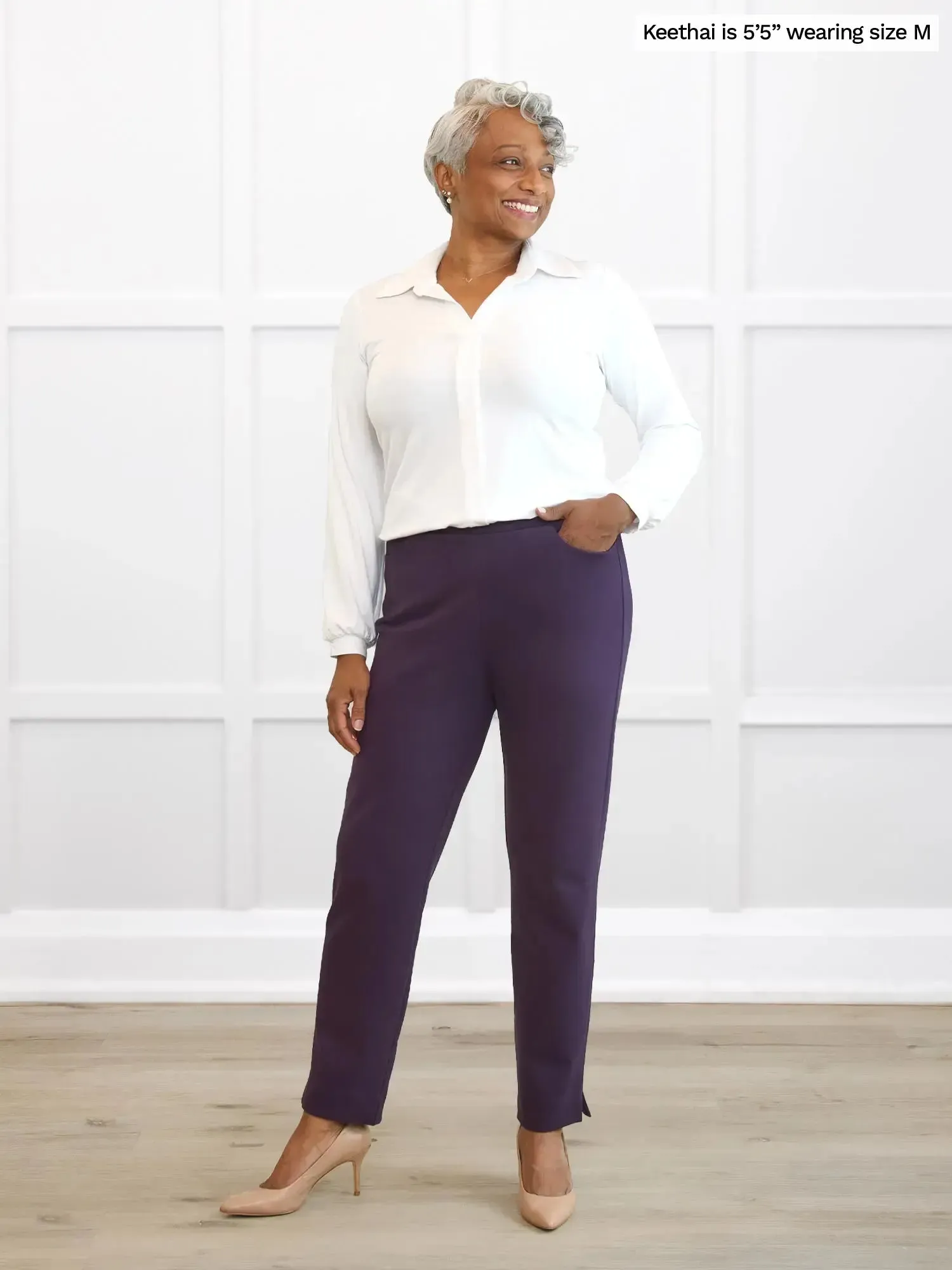 Palermo straight leg ponte dress pant - FINAL SALE sold by Miik product image thumbnail 2