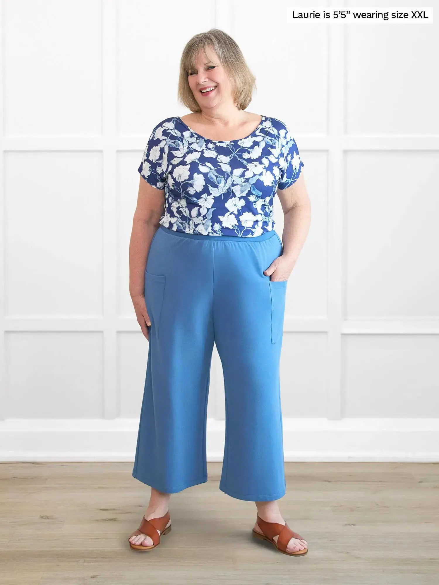 Sachi wide leg lounge capri pant sold by Miik product image thumbnail 2