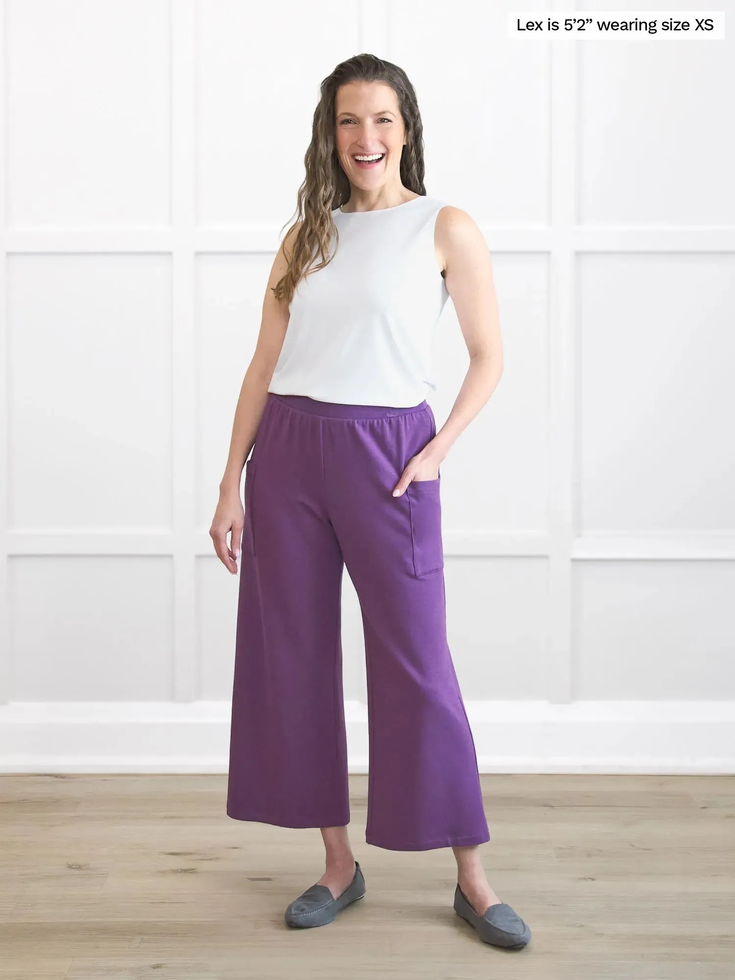 Sachi wide leg lounge capri pant sold by Miik product image thumbnail 5