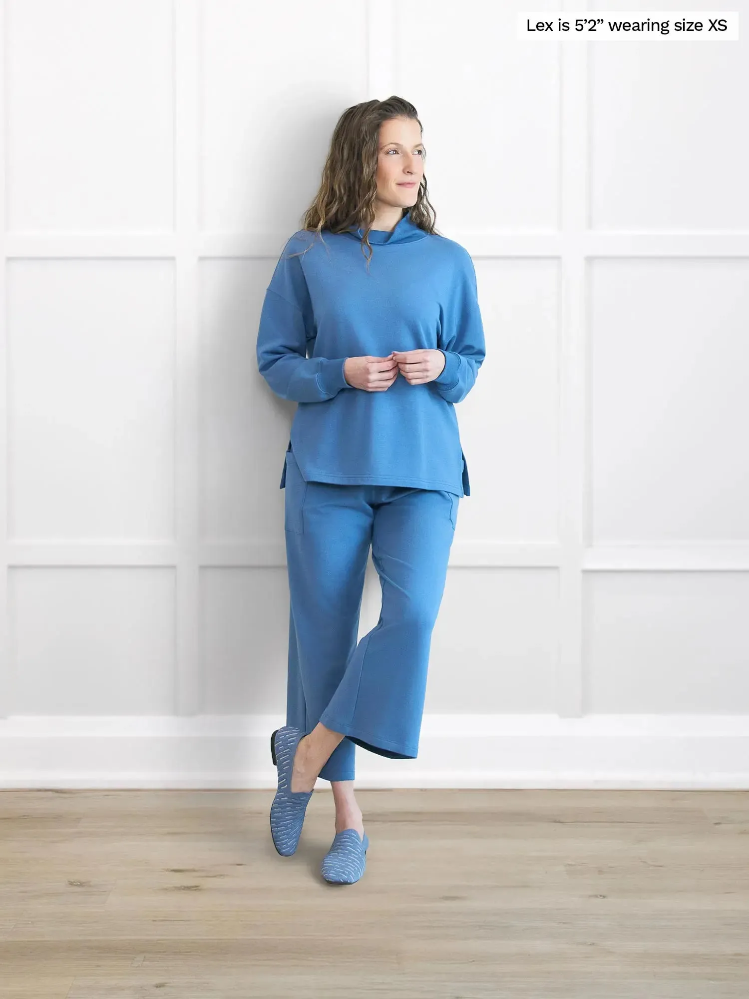 Sachi wide leg lounge capri pant sold by Miik product image thumbnail 3