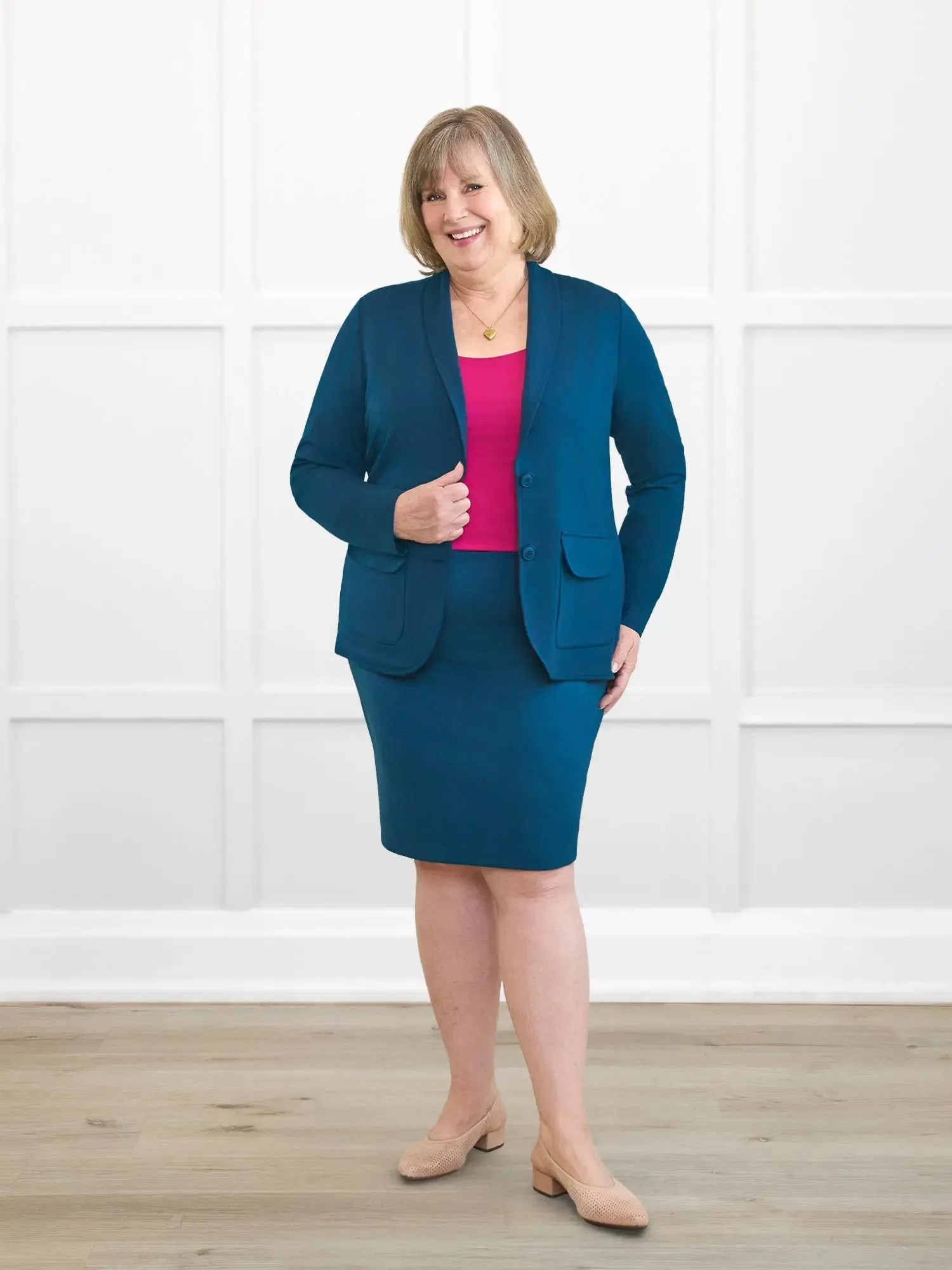 Jessica machine washable ponte blazer sold by Miik product image thumbnail 4