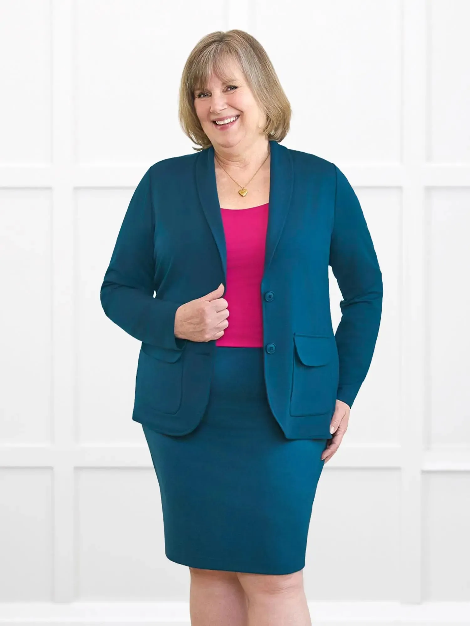 Jessica machine washable ponte blazer sold by Miik product image thumbnail 2