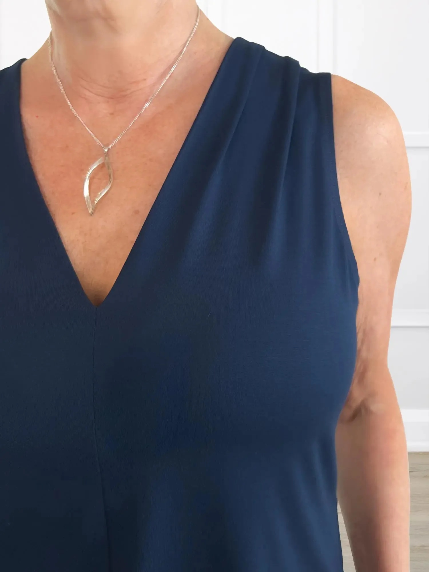 Juna open-back dressy capri jumpsuit sold by Miik product image thumbnail 3