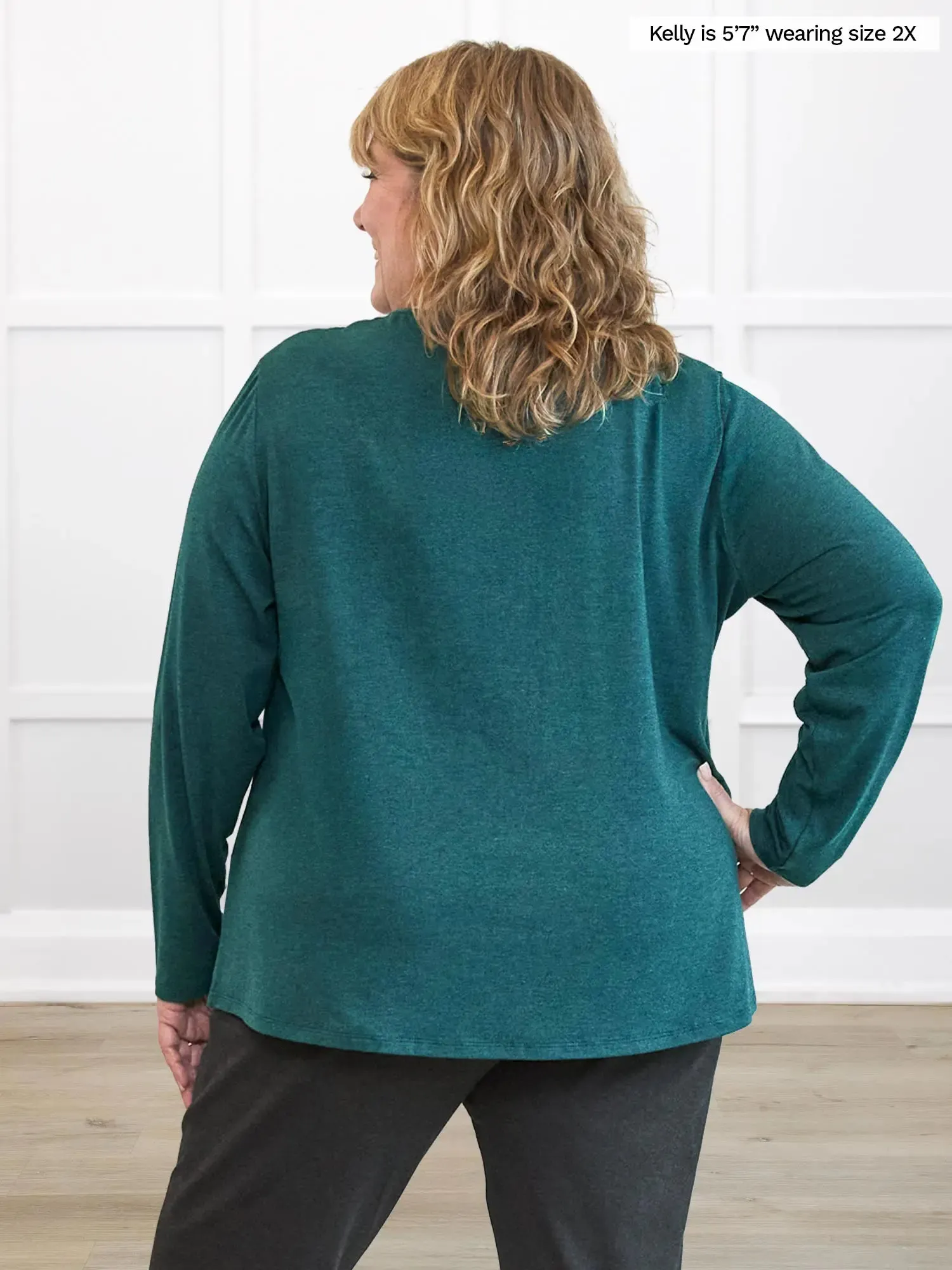 Teona long sleeve relaxed top - FINAL SALE | PLUS sold by Miik product image thumbnail 4