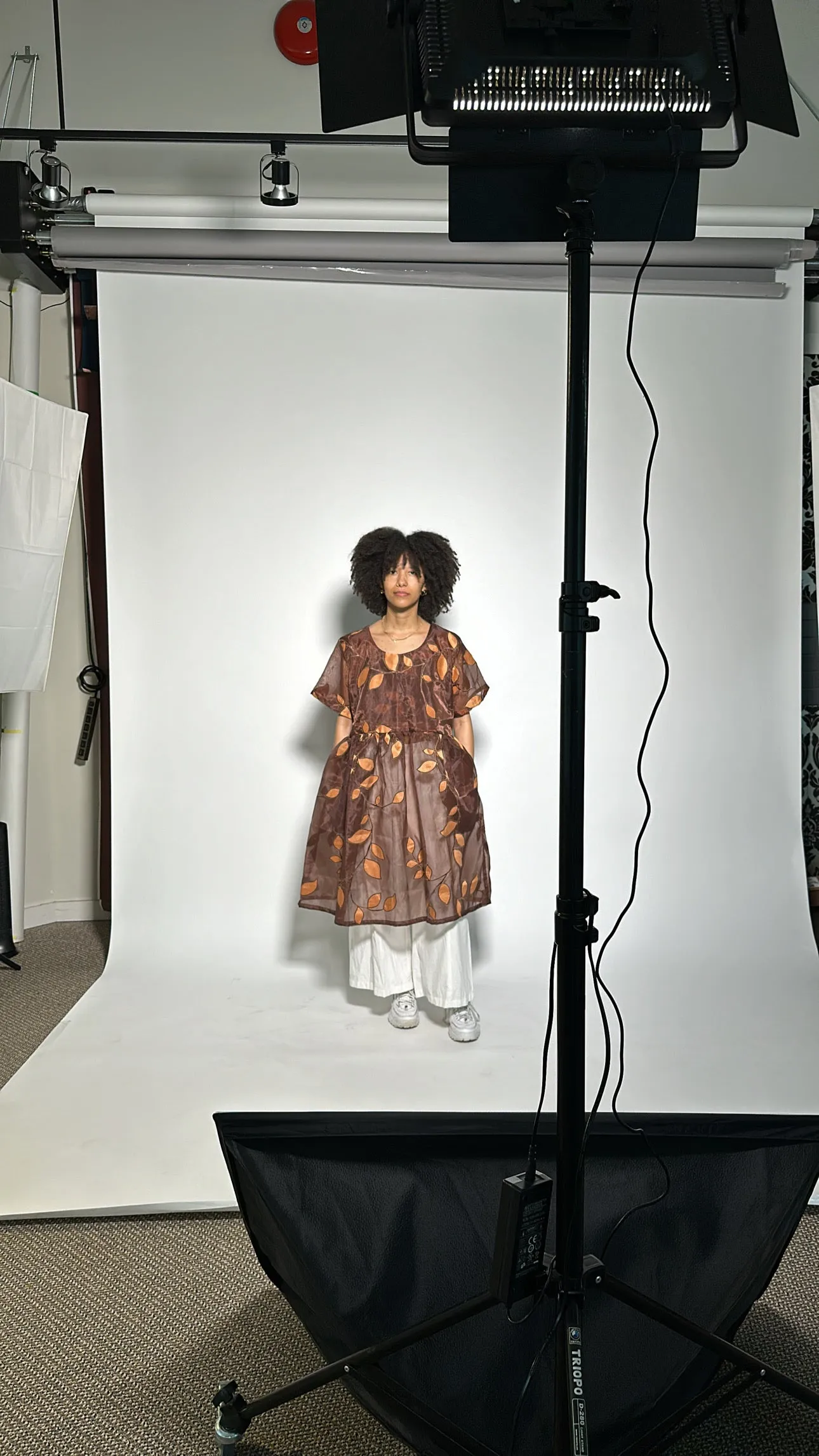 Brown Sheer Sunlight Dress L sold by Oge Ajibe product image thumbnail 4