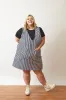 Stripe Reversible Pinafore Dress sold by Oge Ajibe