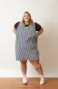 Stripe Reversible Pinafore Dress sold by Oge Ajibe