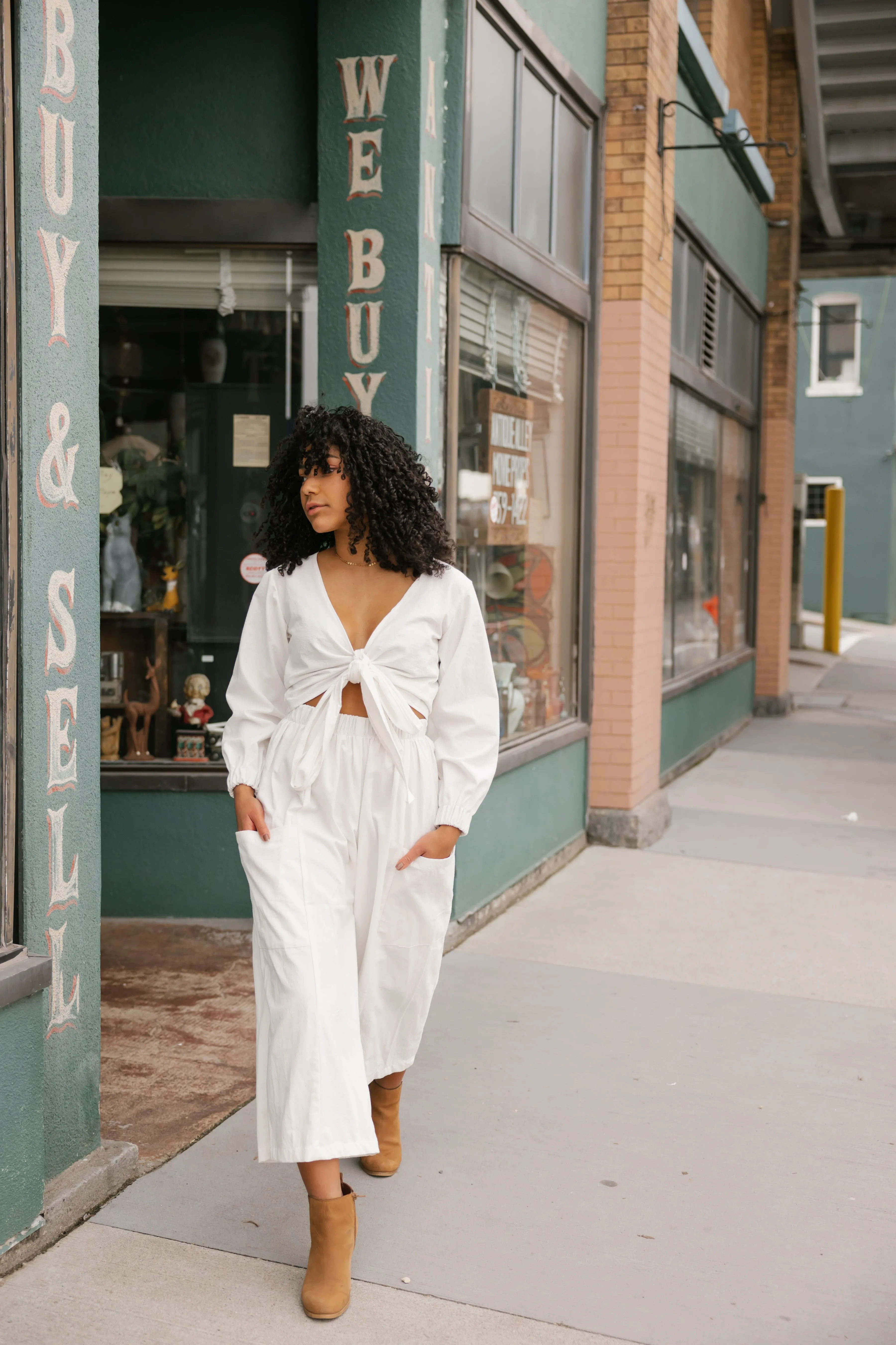 Snowy Peace Pant sold by Oge Ajibe product image thumbnail 5