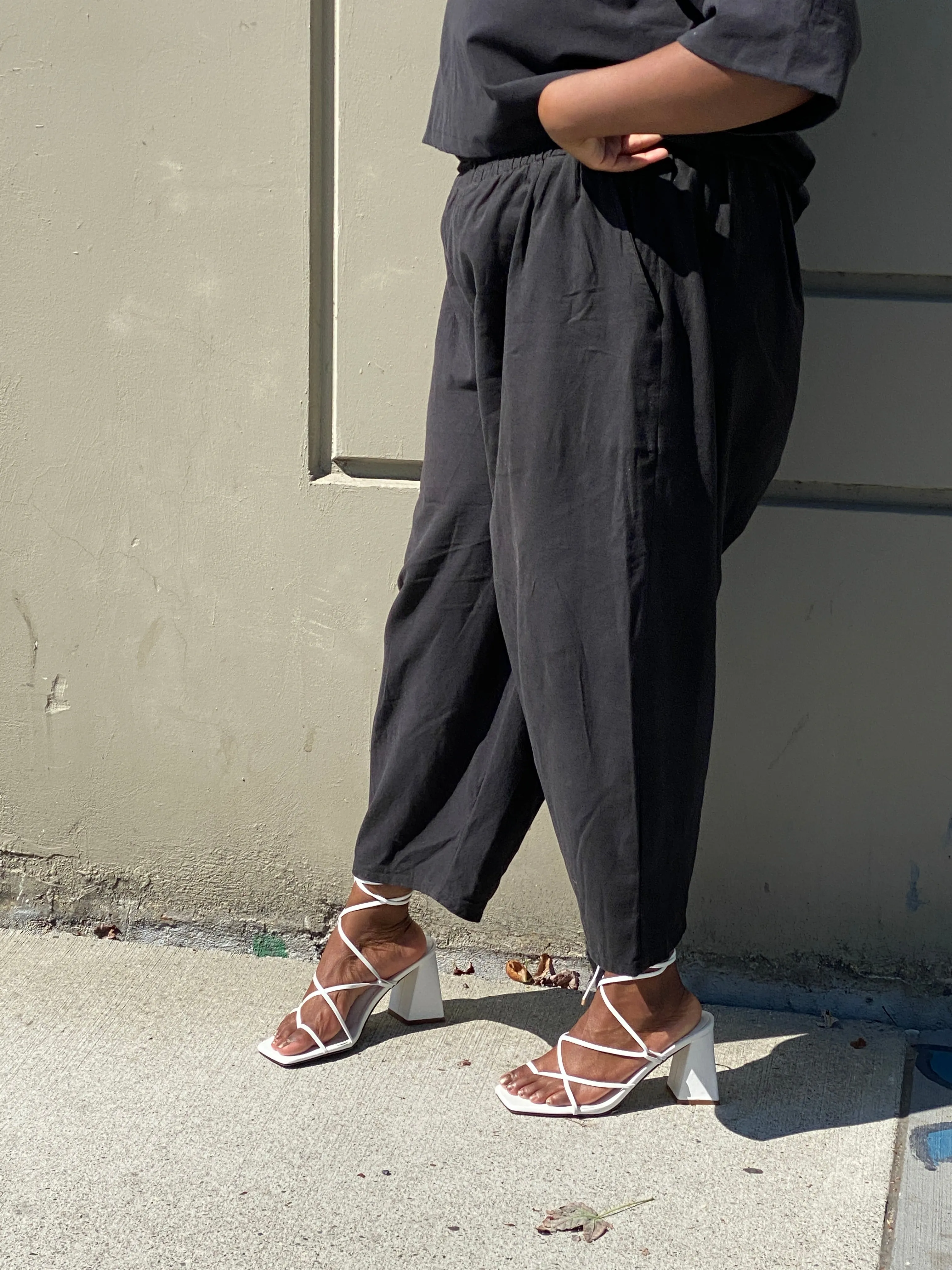 Black Relief Pant sold by Oge Ajibe product image thumbnail 2