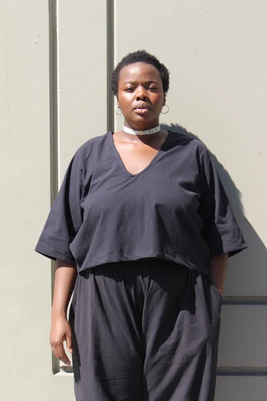 Black Care Top made by Oge Ajibe