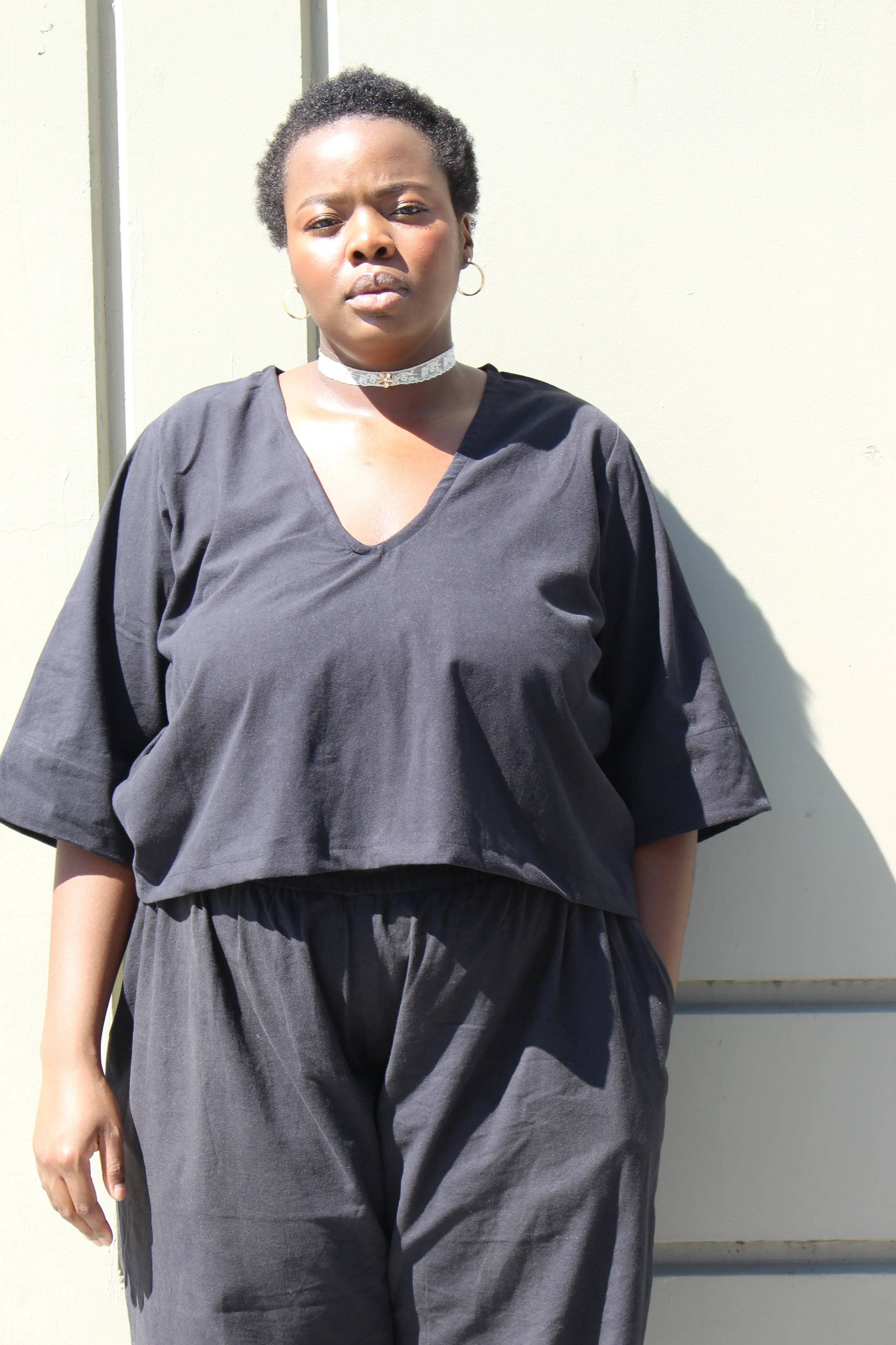 Black Care Top sold by Oge Ajibe product image thumbnail 5
