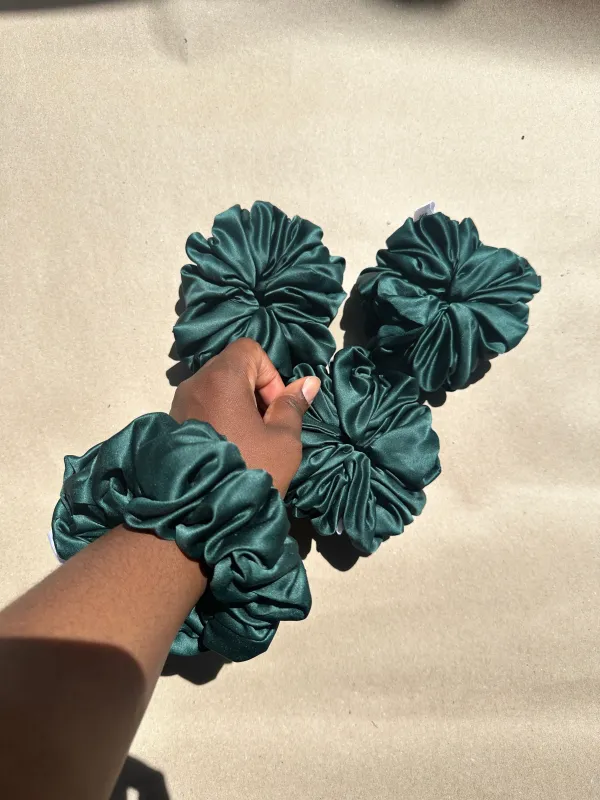 Green Scrunchies sold by Oge Ajibe