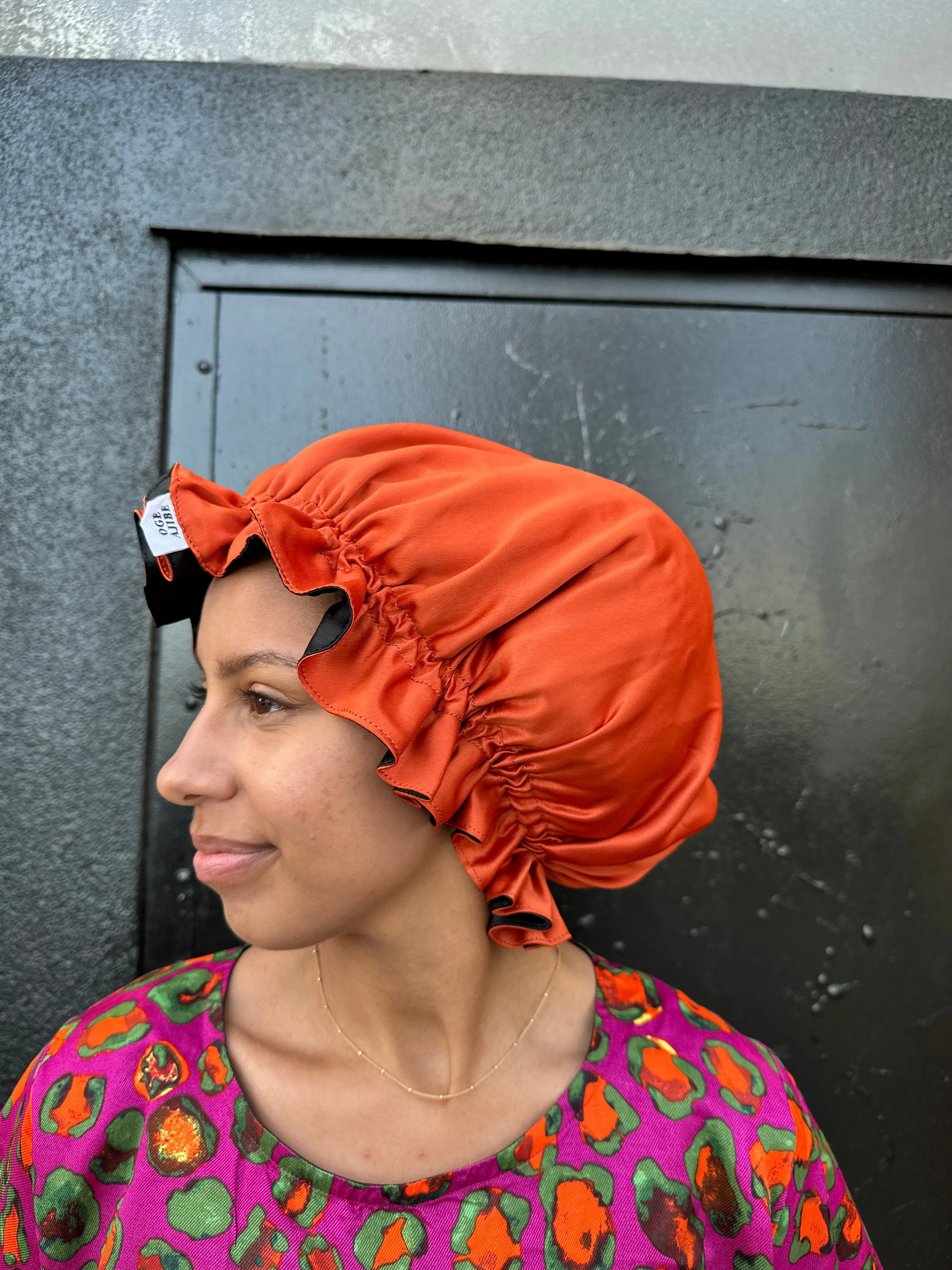 Orange Bonnet sold by Oge Ajibe