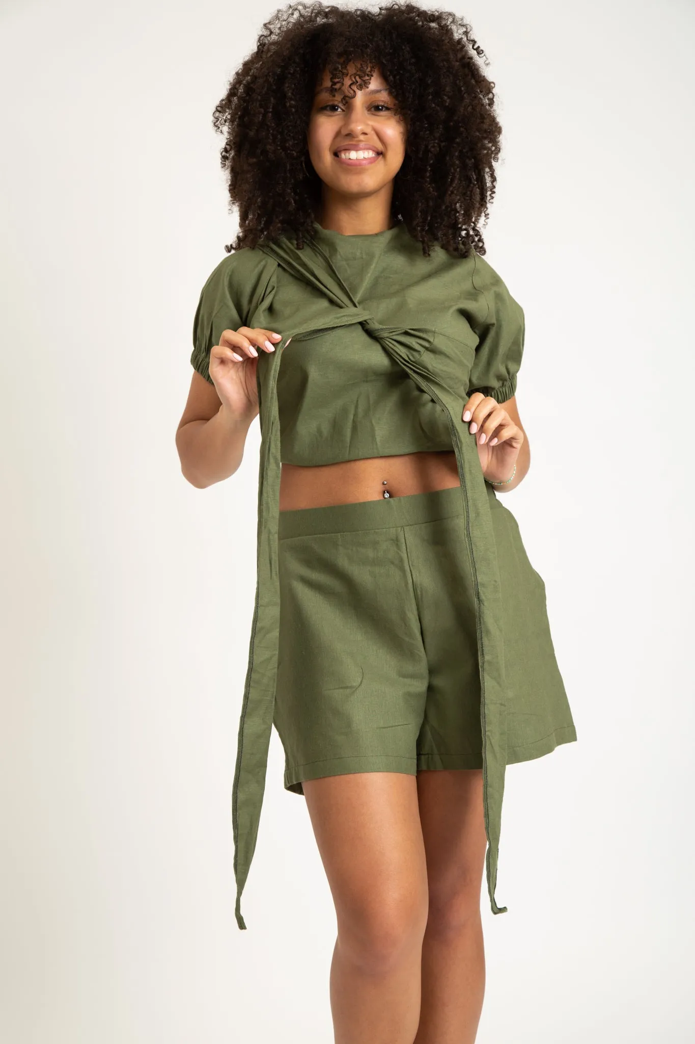 Green Elite Short (M) sold by Oge Ajibe product image thumbnail 4