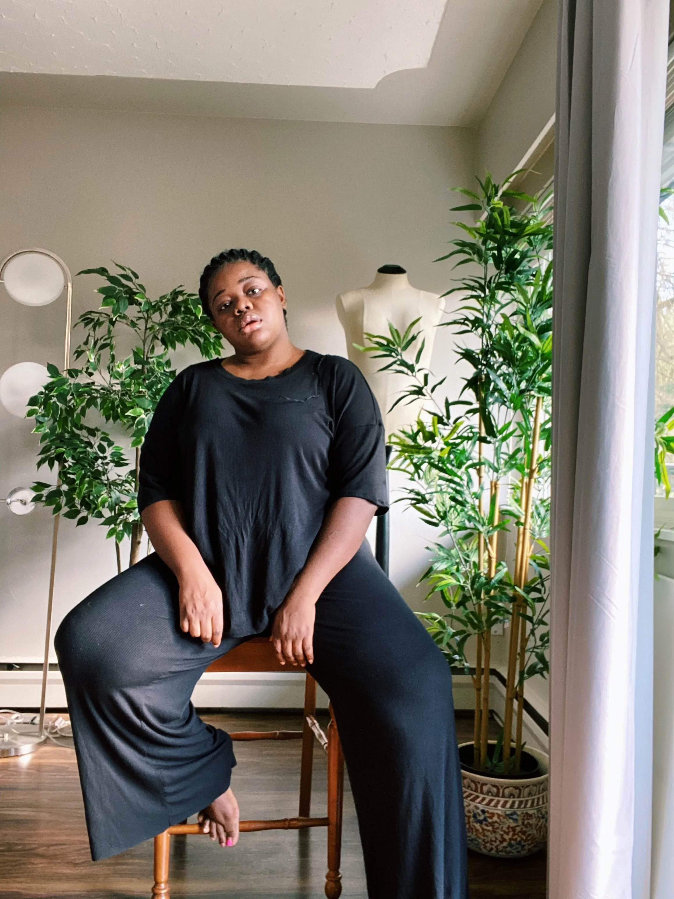 Black Wish Tunic (M & 4XL) sold by Oge Ajibe product image thumbnail 3