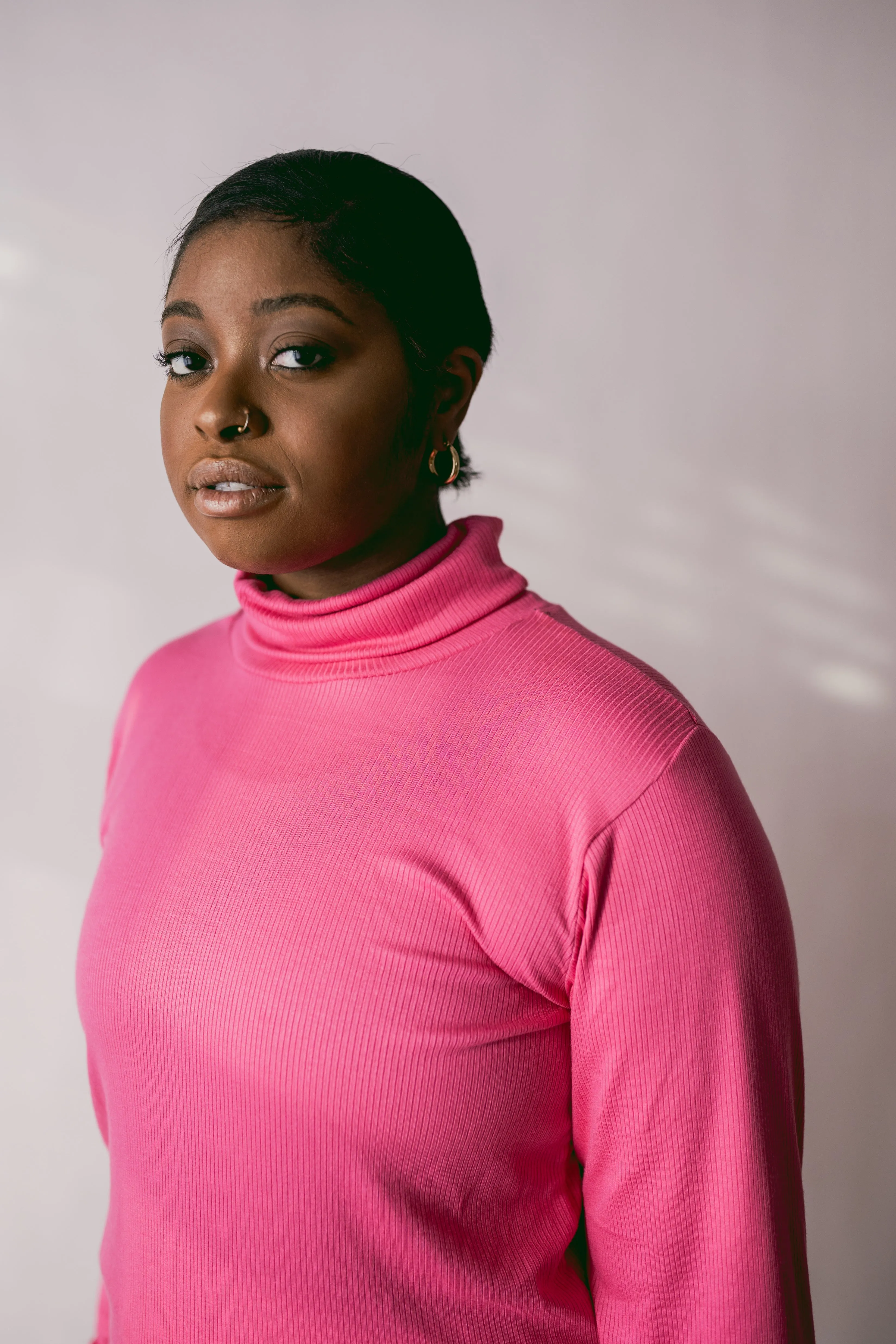 Pink Desire Turtleneck sold by Oge Ajibe product image thumbnail 5