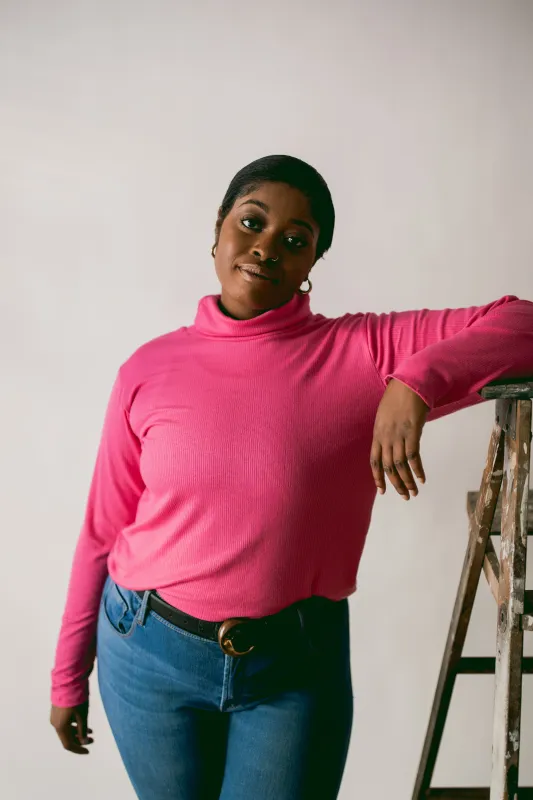 Pink Desire Turtleneck sold by Oge Ajibe