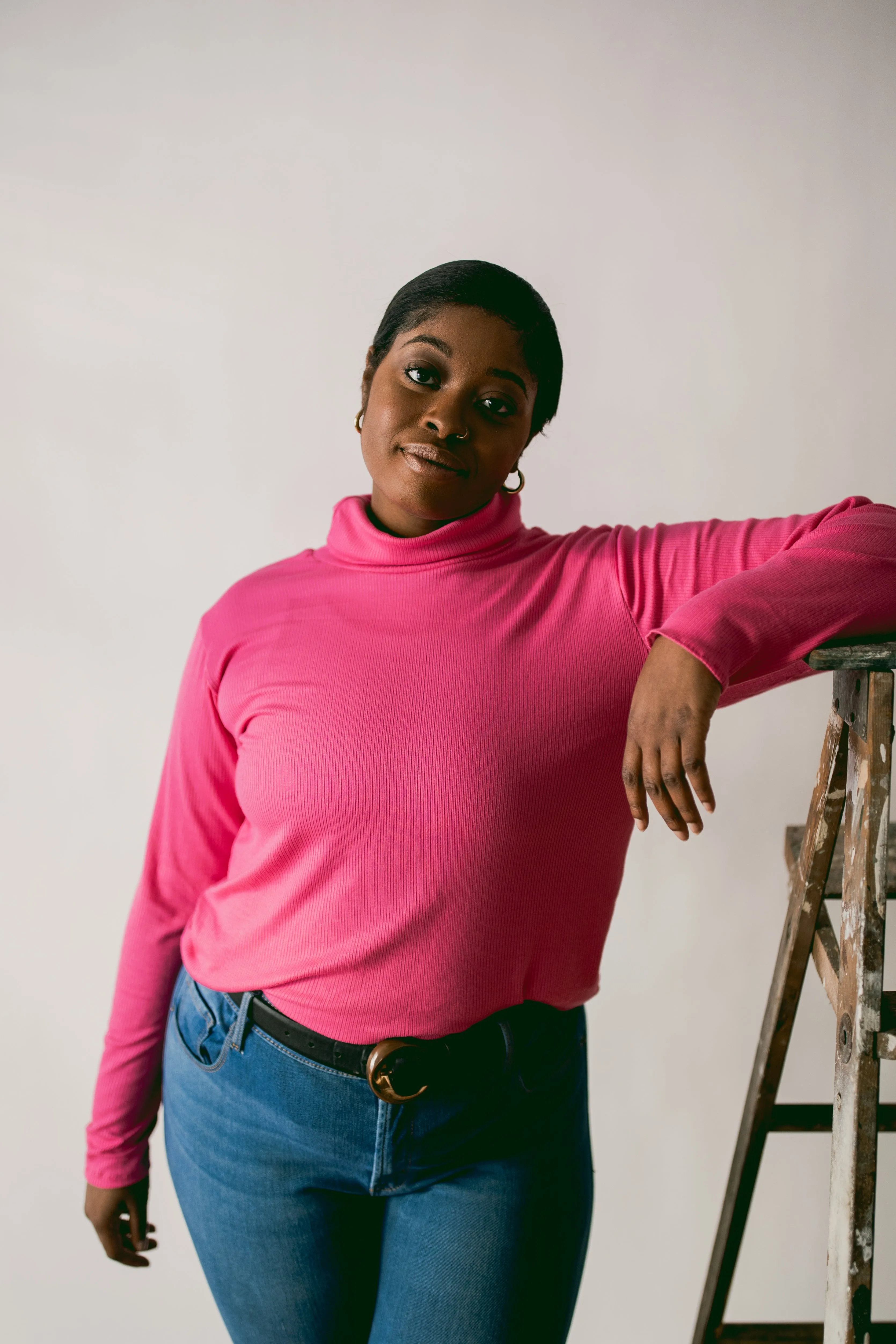 Pink Desire Turtleneck sold by Oge Ajibe