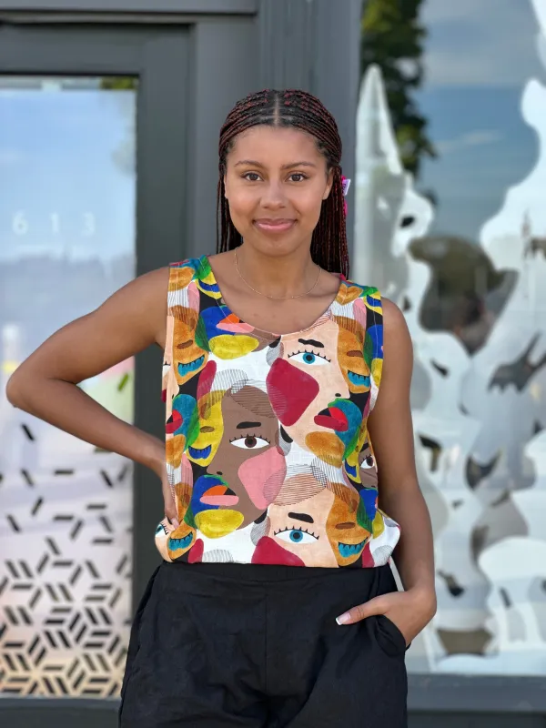 Face Tank Top sold by Oge Ajibe