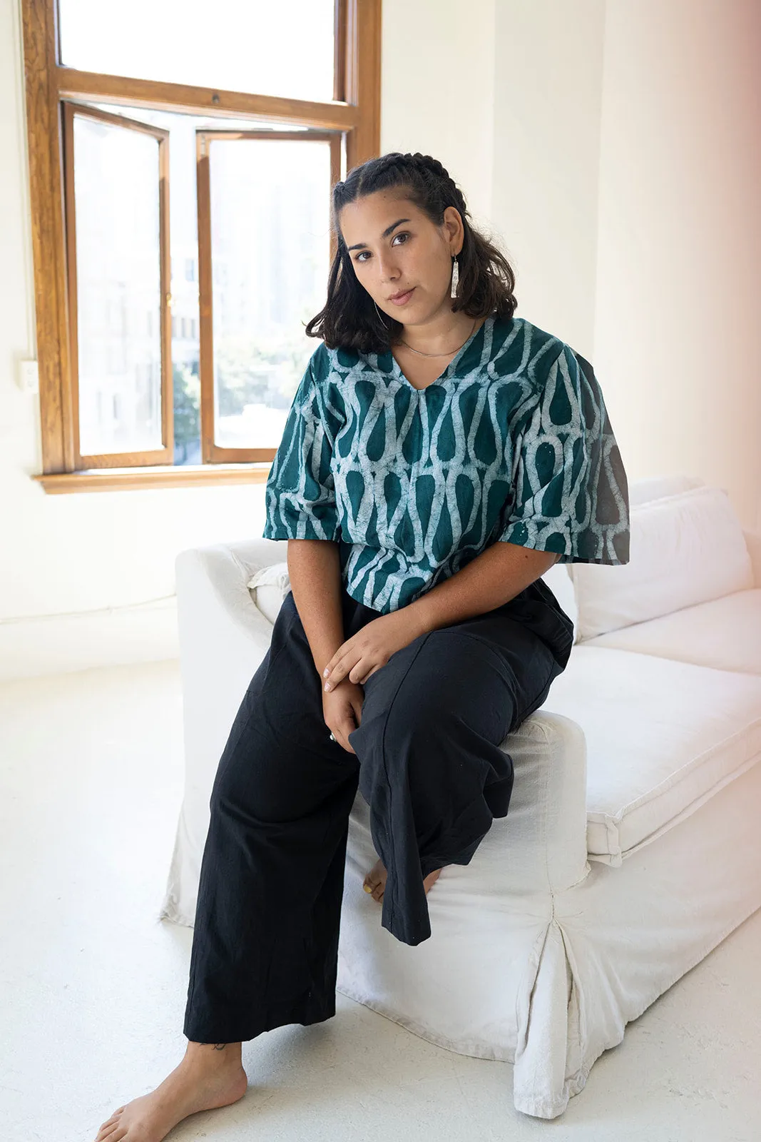 Green Lines Care Top sold by Oge Ajibe