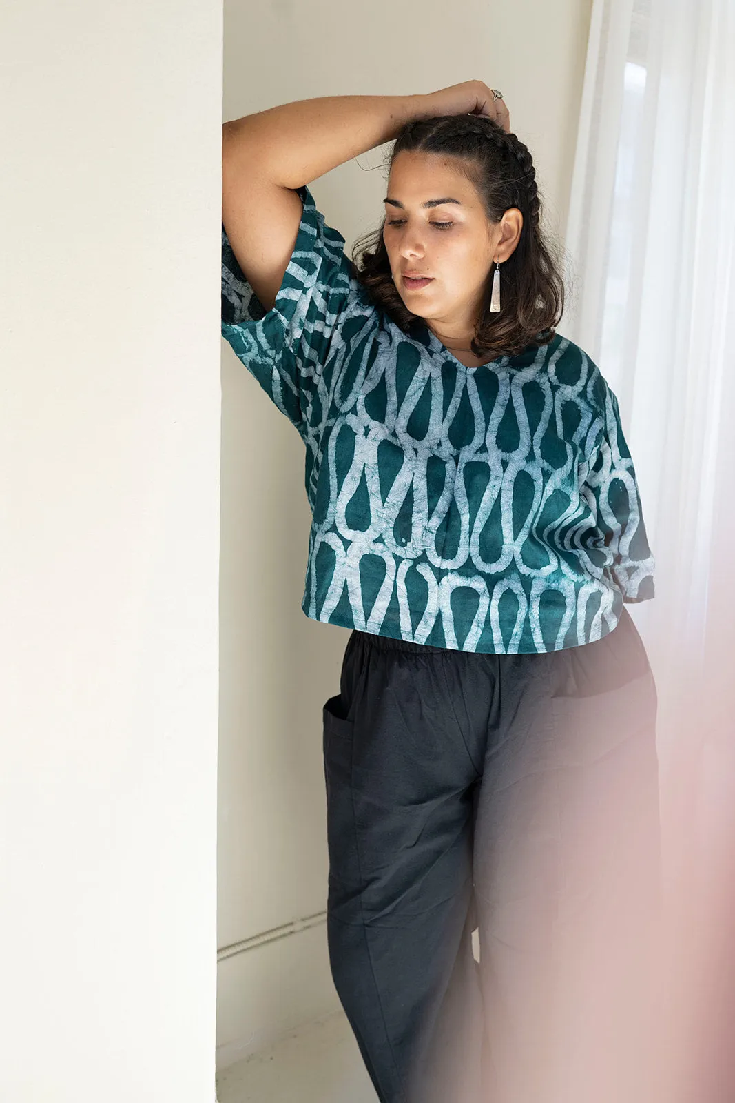 Green Lines Care Top sold by Oge Ajibe product image thumbnail 2