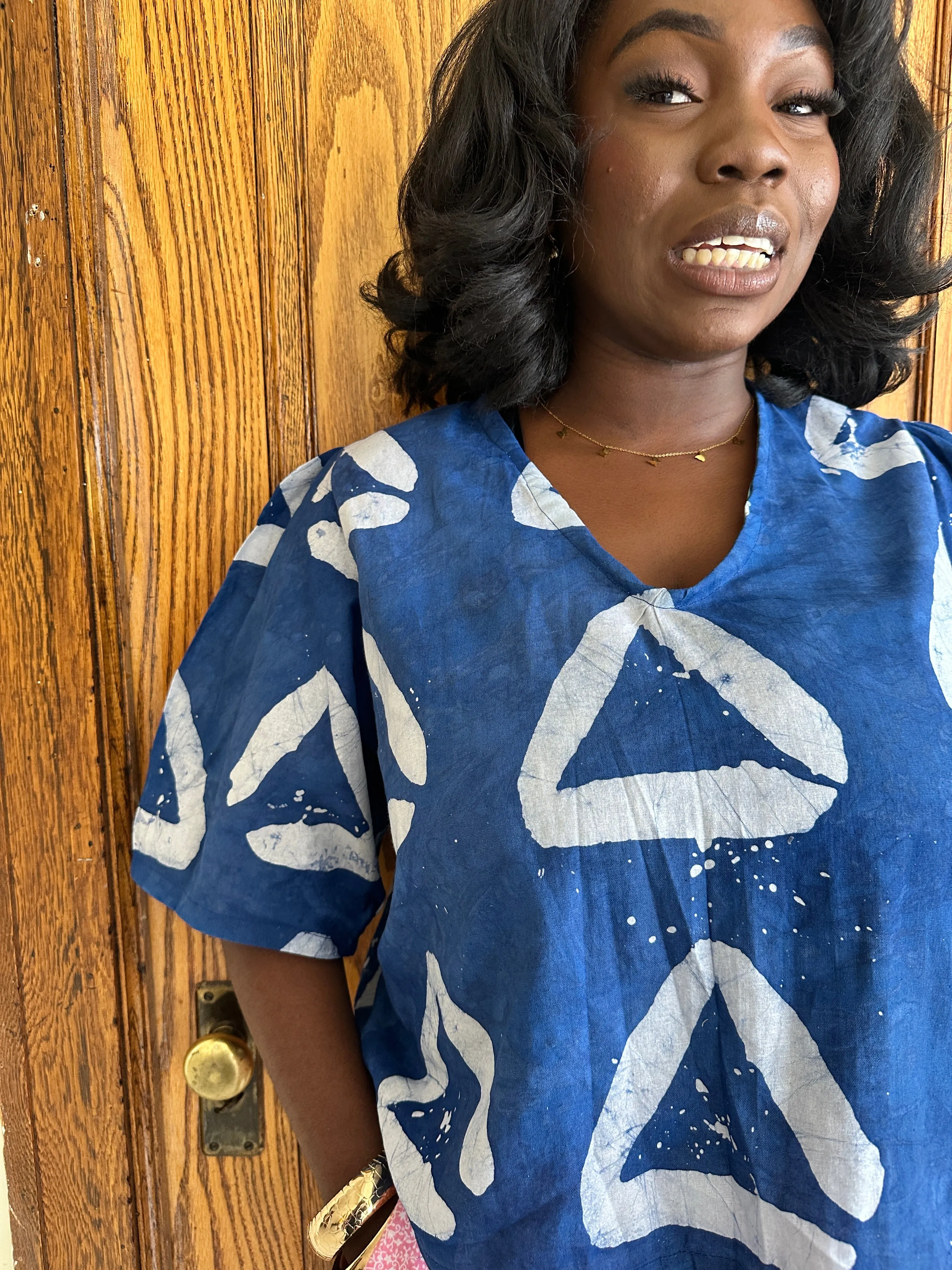 Blue Triangle Care Top sold by Oge Ajibe product image thumbnail 5