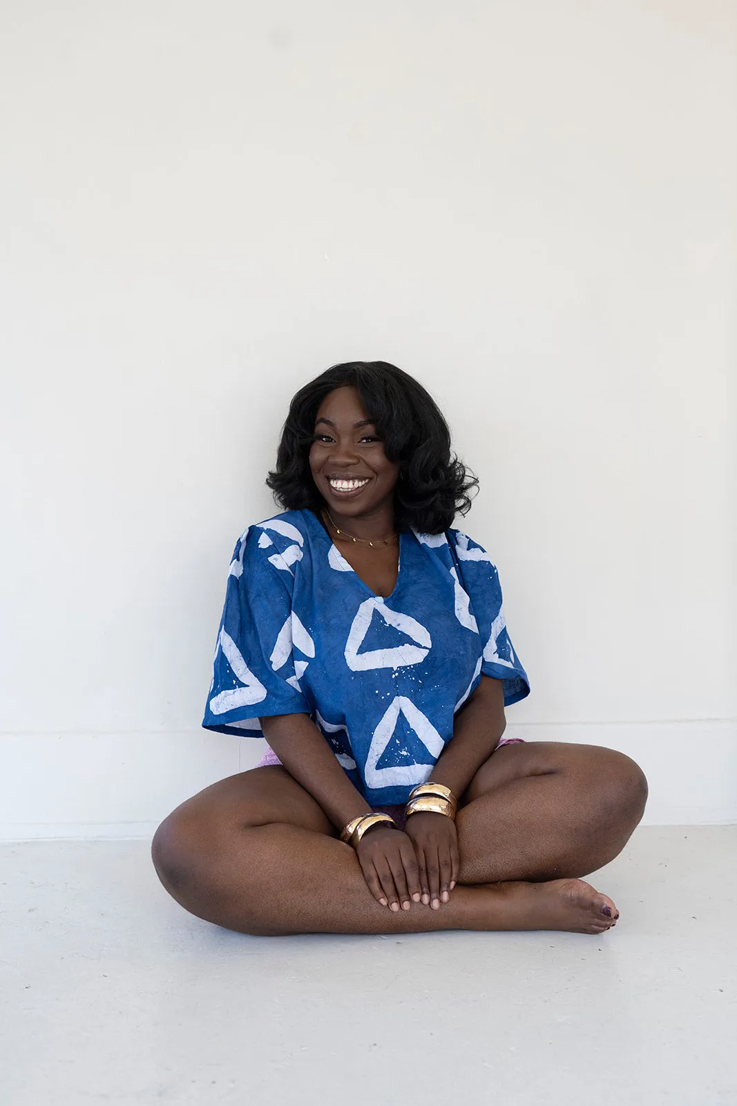 Blue Triangle Care Top sold by Oge Ajibe