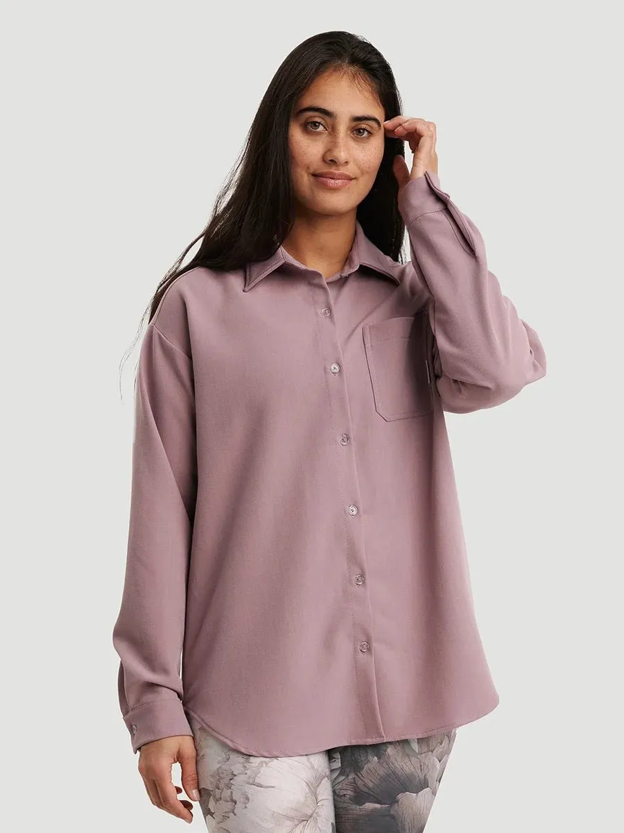 Chemise Longue Flowy Très Ample - Rose Antique sold by Oraki product image thumbnail 4