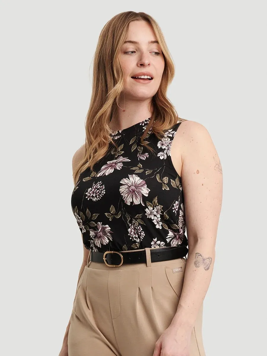 Camisole à Col Rond et Bretelles Larges Ecovero™ - Symphonie sold by Oraki product image thumbnail 2