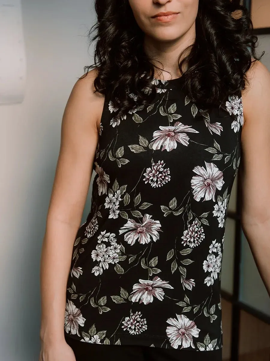 Camisole à Col Rond et Bretelles Larges Ecovero™ - Symphonie sold by Oraki product image thumbnail 4