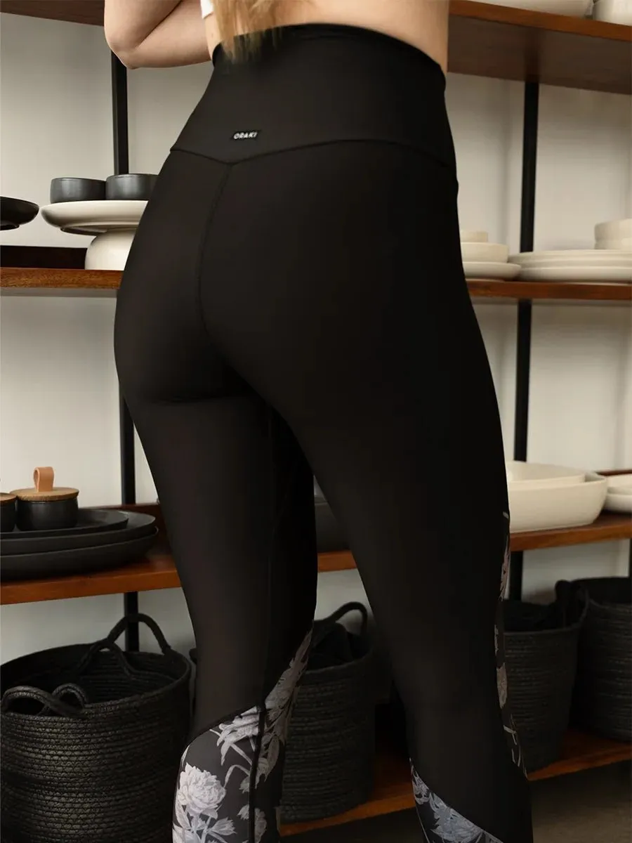 Legging Contrastant Imprimé Taille Haute Ecomove - Mystère sold by Oraki product image thumbnail 2