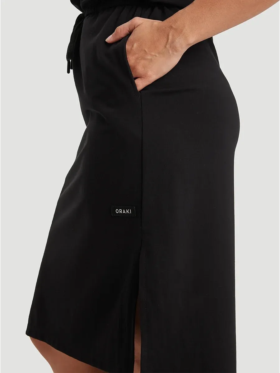 Robe Sans Manches Midi avec Fentes Latérales Ponte Finesse - Noir sold by Oraki product image thumbnail 3