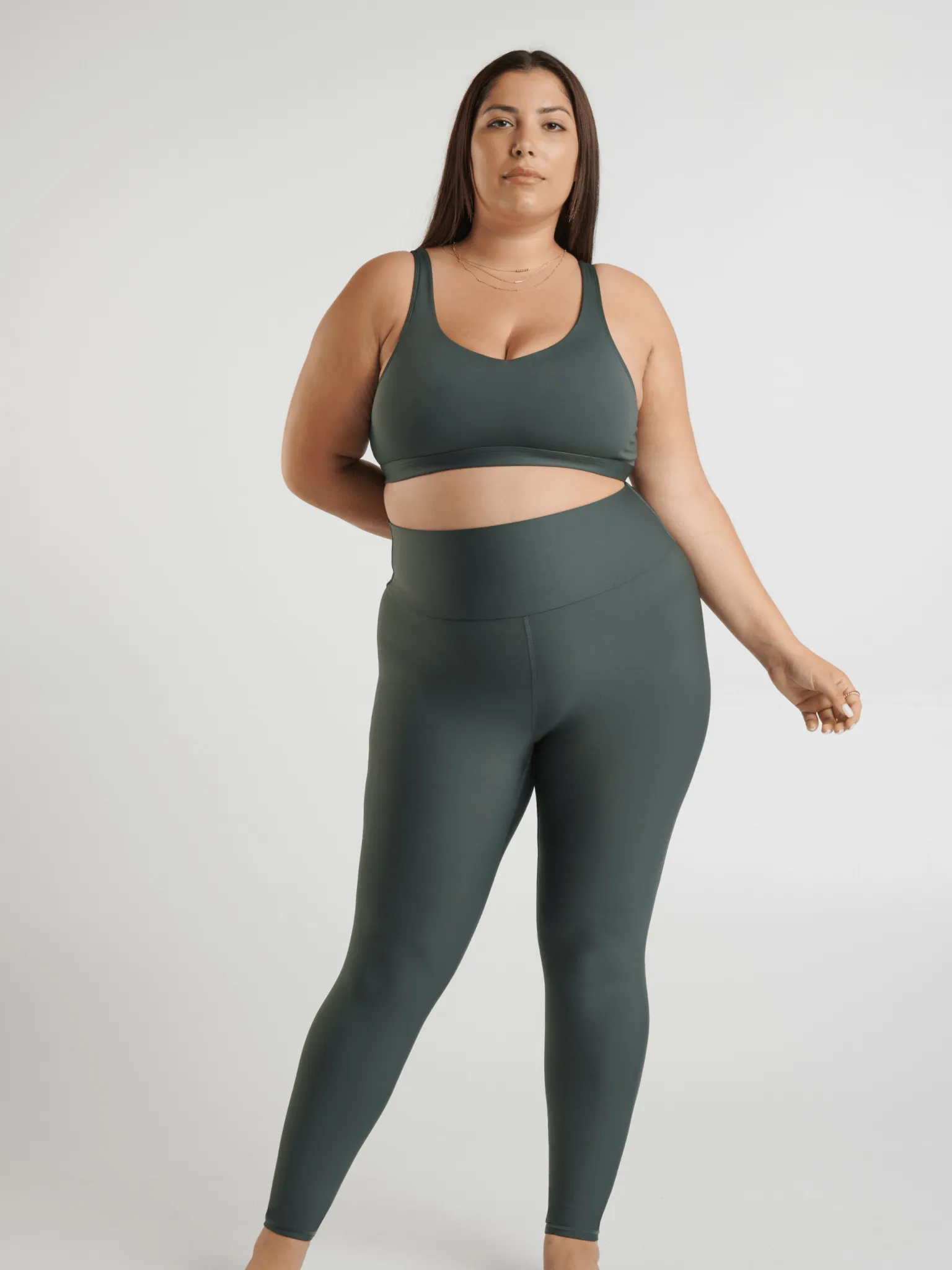 Legging Classique Taille Haute Ecomove – Eucalyptus sold by Oraki product image thumbnail 5