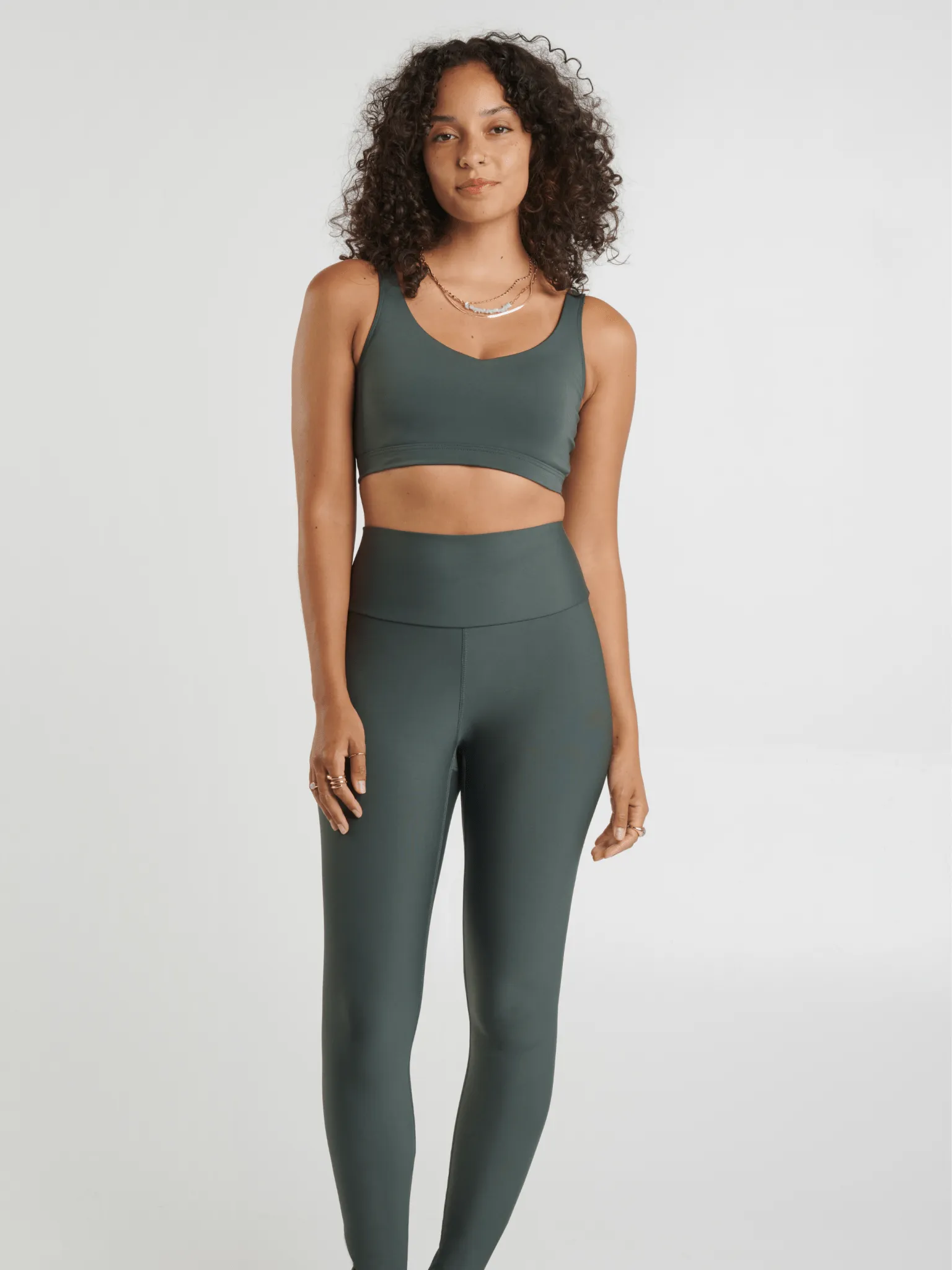 Legging Classique Taille Haute Ecomove – Eucalyptus sold by Oraki product image thumbnail 4