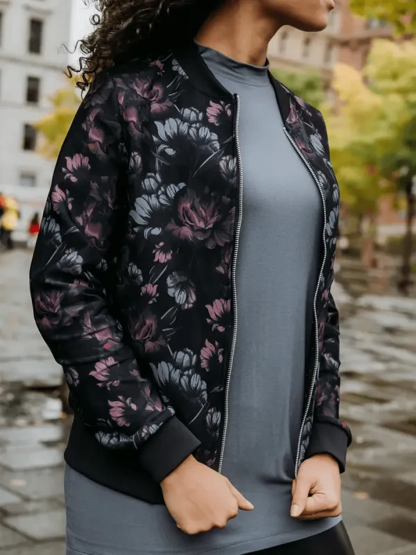 Veste Bomber Décontractée GoodTime - Festif Noir sold by Oraki