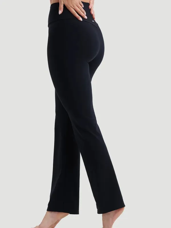 Legging Évasé Taille Haute Ecosoft - Noir sold by Oraki
