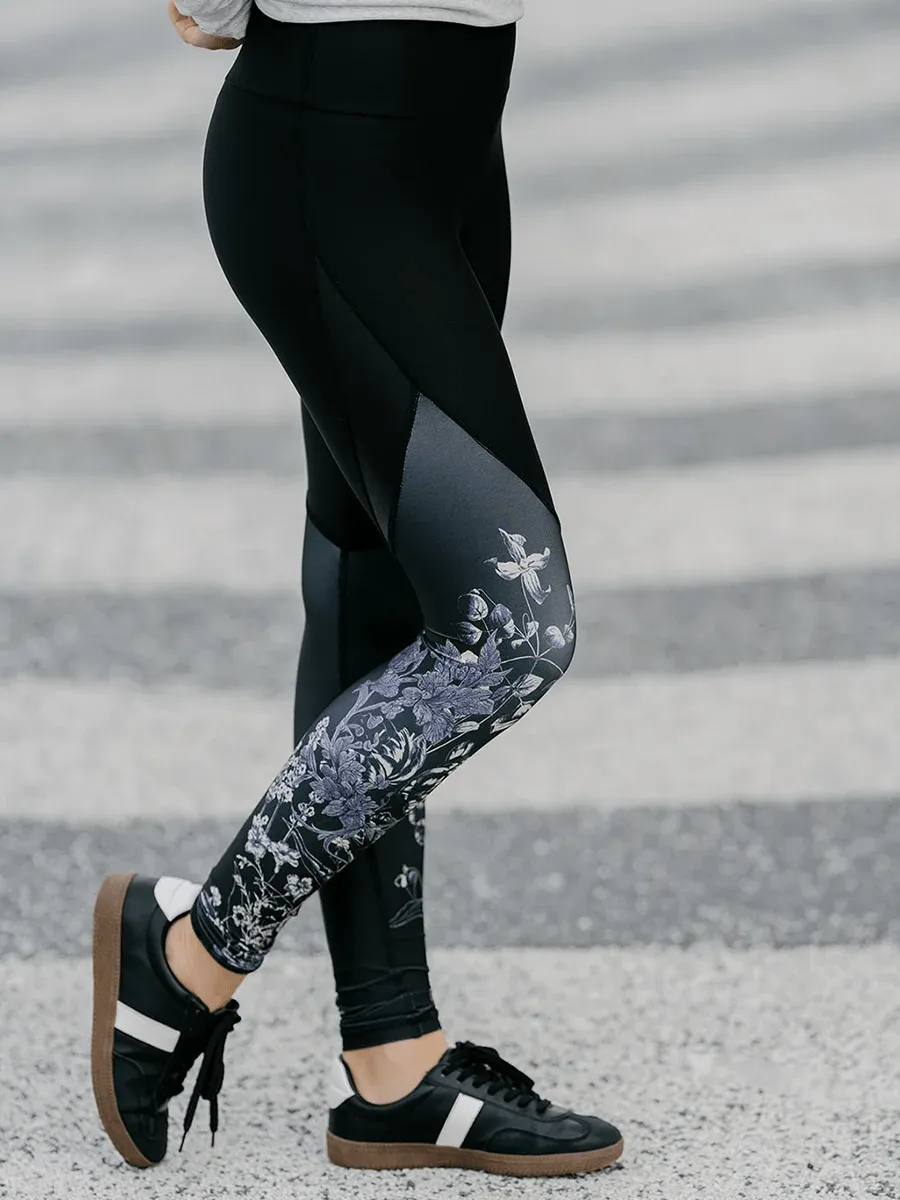Legging Séduction Taille Haute Ecomove et Ecochic - Fleur Mystique sold by Oraki product image thumbnail 2