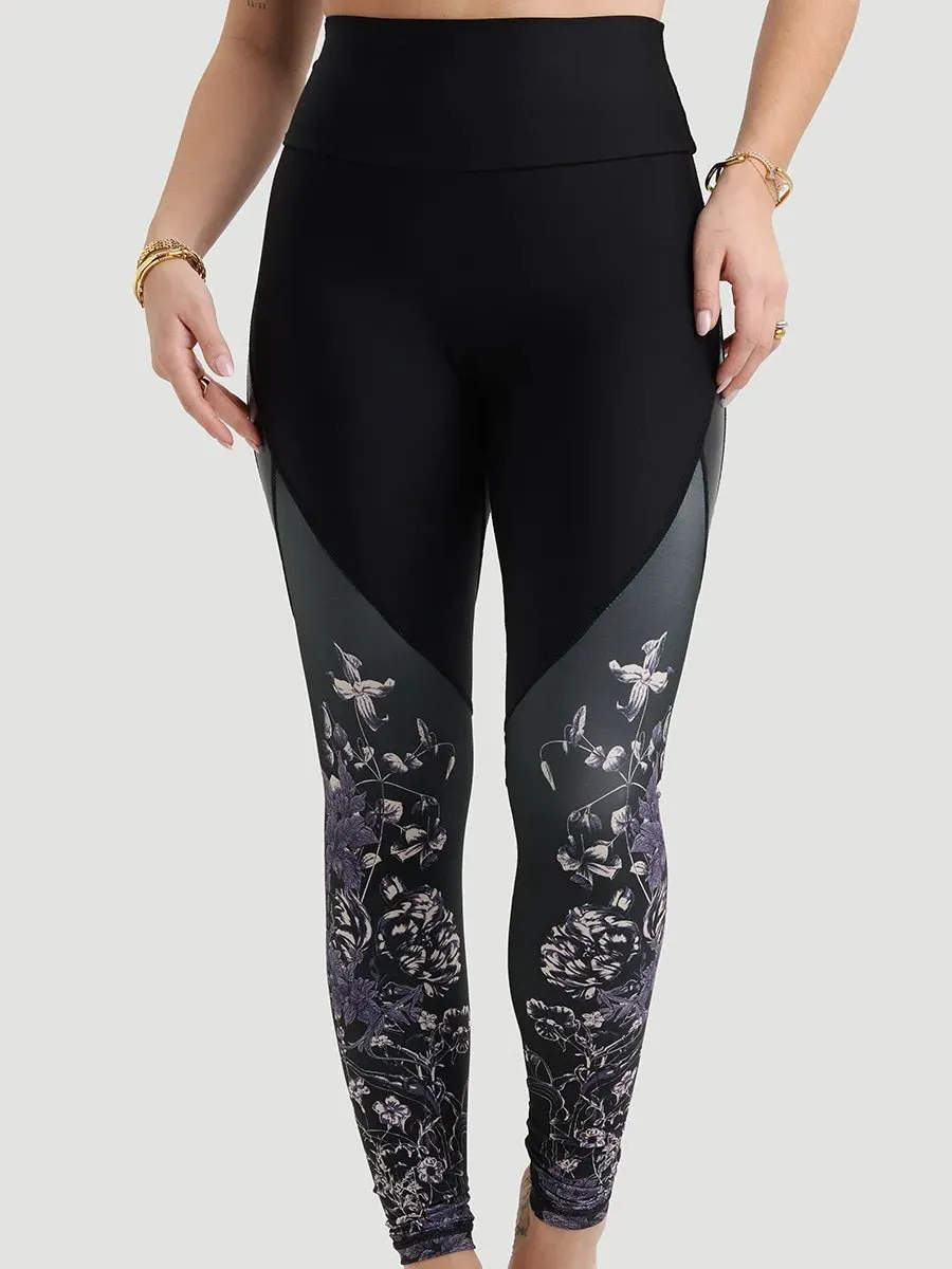 Legging Séduction Taille Haute Ecomove et Ecochic - Fleur Mystique sold by Oraki product image thumbnail 4